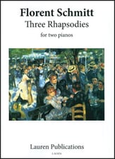 Three Rhapsodies piano sheet music cover